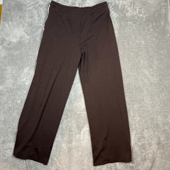Vuori Halo Essential Wide Leg Pants Womens XL Brown Athleisure Soft - Picture 4 of 9